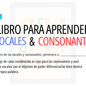 PDF: Libro para Aprender Vocales y Consonantes con los Más Pequeños