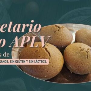 🎂Recetario Especial APLV: 40 Bizcochuelos Sin Lácteos, Huevo ni Gluten" ¡Para Disfrutar sin Riesgos!🍰