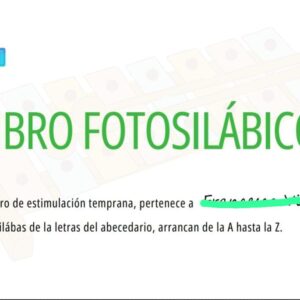 PDF de Estimulación Temprana: Libro Fotosilábico para el Desarrollo del Lenguaje